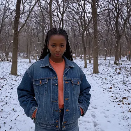 South Korean park - Snow