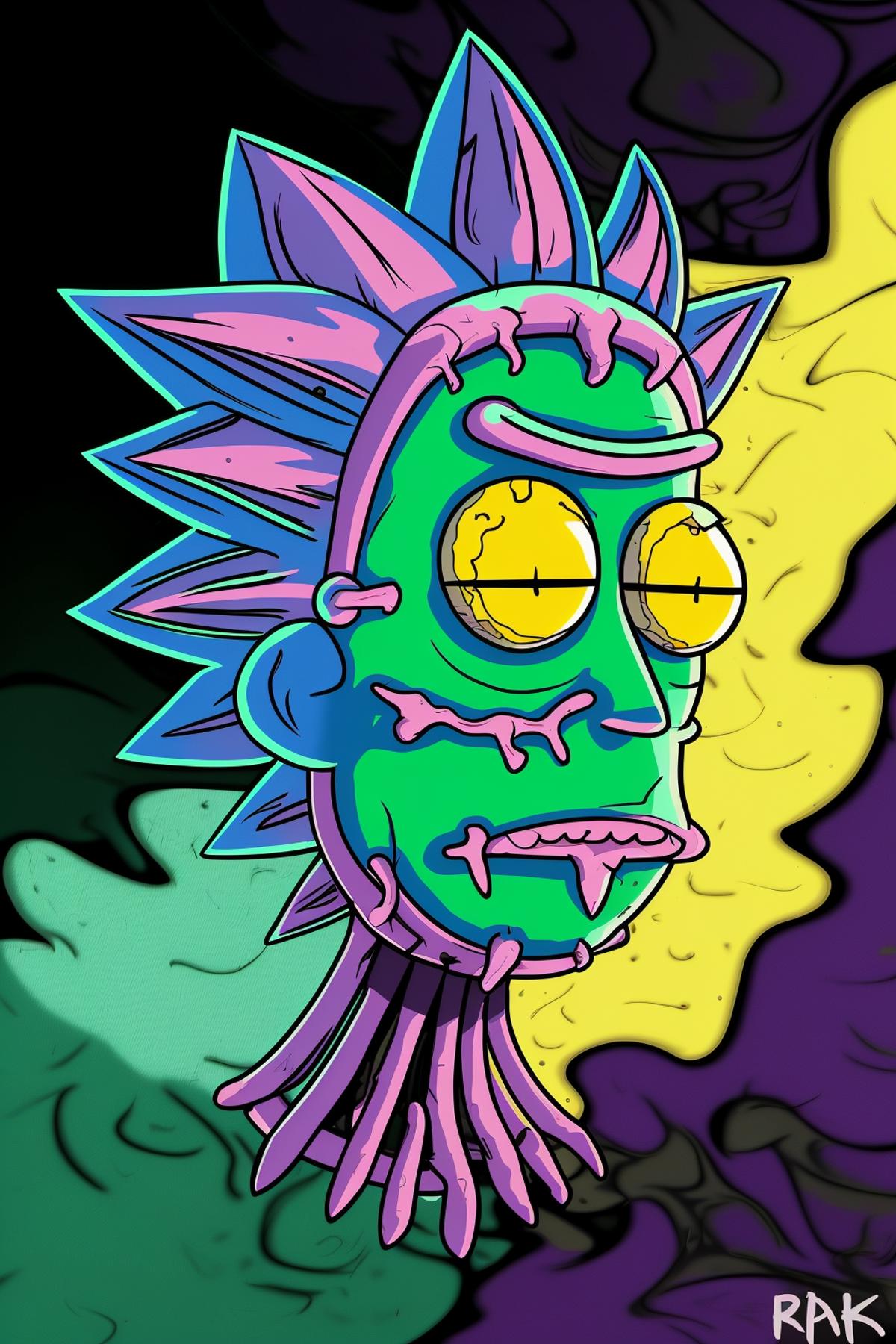 Trippy Rick image by Ciro_Negrogni