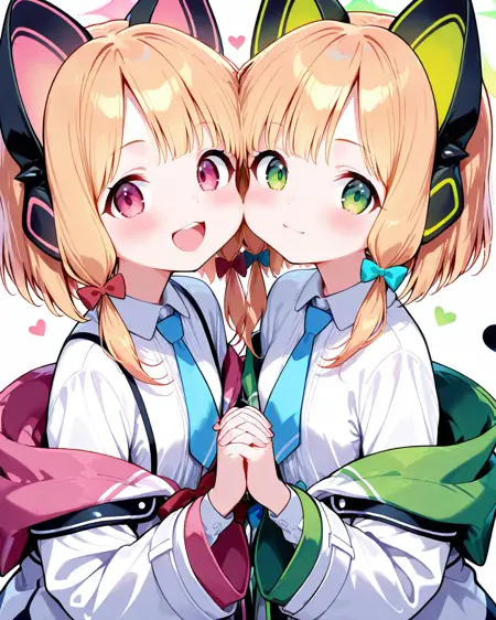 蔚蓝档案采羽姐妹(momoi and midori \(blue archive\))