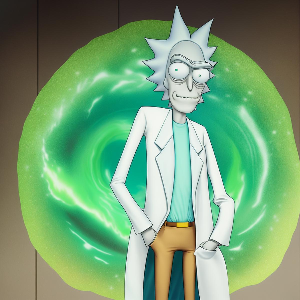 Green Portal (Rick and Morty) - v3.0 | Stable Diffusion LoRA | Civitai