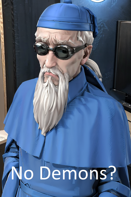 masterpiece, best quality, 
<lora:zs_Mido:1> midosmt, facial hair, sunglasses, hat, beard, old man, robe
 <lora:NoBitchesMeme:0.8> NoBitches