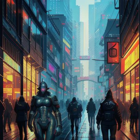 photoreal, Cyberpunk, City,  best quality,