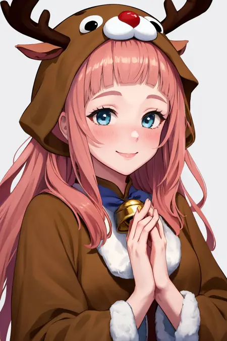 Reindeer Costume Outfit (Christmas/Holidays) LoRA