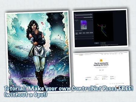 Tutorial: Make your own ControlNet Poses FREE! (without a Gpu!) v1.0