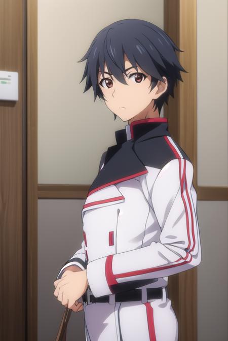 ichikaorimura, <lora:ichika orimura s2-lora-nochekaiser:1>,
ichika orimura, black hair, male focus, (brown eyes:1.3), mature male,
BREAK school uniform, belt, pants, uniform, military, military uniform,
BREAK indoors, classroom,
BREAK looking at viewer, (cowboy shot:1.5),
BREAK <lyco:GoodHands-beta2:1>, (masterpiece:1.2), best quality, high resolution, unity 8k wallpaper, (illustration:0.8), (beautiful detailed eyes:1.6), extremely detailed face, perfect lighting, extremely detailed CG, (perfect hands, perfect anatomy),