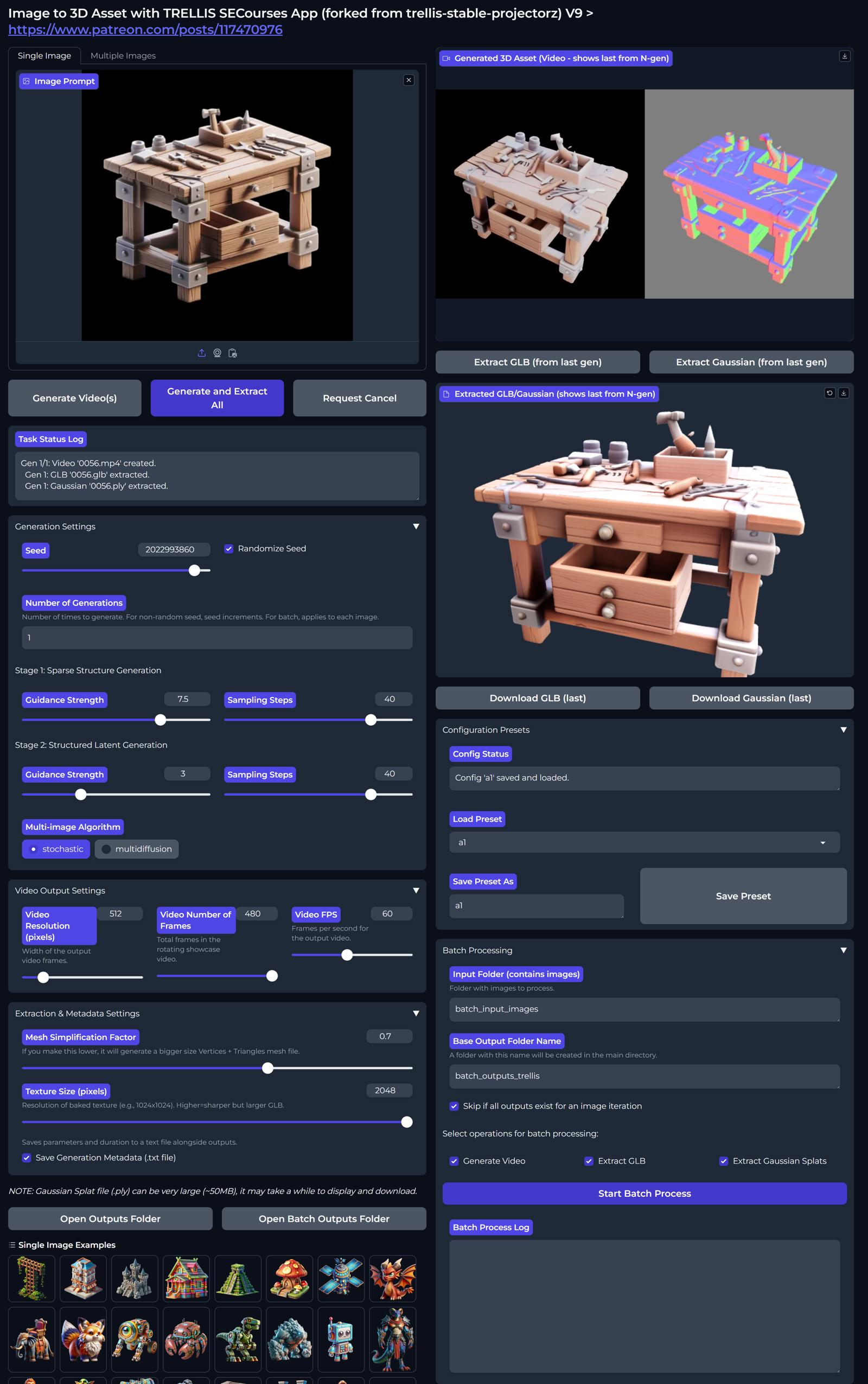 TRELLIS is still the lead Open Source AI model to generate high-quality 3D Assets from static images