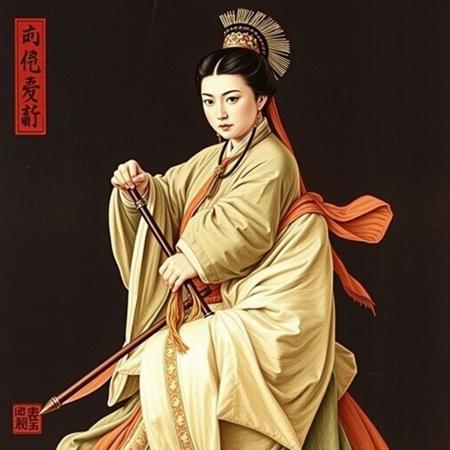 Qin Liangyu (1574–1648), Chinese general leading the White Cavalry defend the northeastern border for the Ming dynasty.
Qin Liangyu was born  ethnic Miao parents. She trained in the martial arts from an early age and was an excellent mounted archer who often practiced archery with her brothers.
I In 1613, her husband was arrested because he offended a court eunuch and he died in prison. At his death, Qin Liangyu took over his post, and those under her command were known as the White Cavalry. In 1620, she was accompanied by her brothers as they rushed to the northeastern frontier to help the Ming military effort in Shenyang. Qin Liangyu was the only female general to be officially listed in the biographies of generals of Chinese dynastic historical accounts, recognized for her loyalty and bravery.