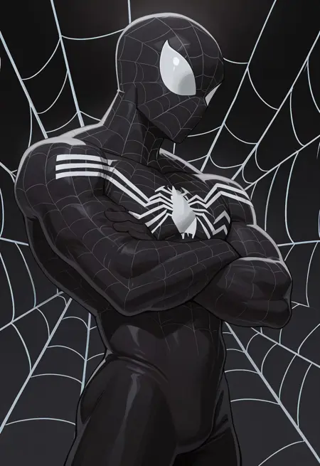 Spectacular Symbiote Spider-Man (Spectacular Spider-Man) [Illustrious/Pony]
