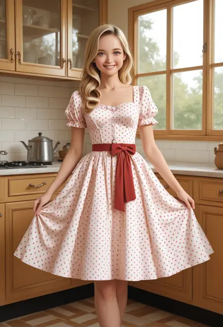 1950s housewife dress