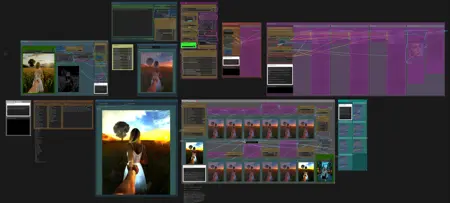 Z Image Workflow with Prompt Assist, Controlnet, Lora Loaders, Upscaler, Detailers, Expression Control, and Post Processing, I2I, T2I