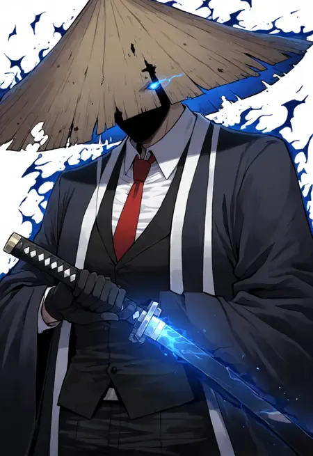 Bamboo-hatted Kim Library Of Ruina/Limbus Company Pony + Illustrious