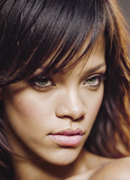 Rihanna Green Eyes