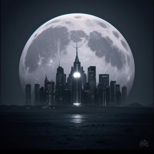 A city on the moon.