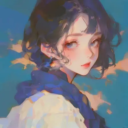 【簪花人Hairpin Man】lora国风炫彩人物插画Flora, a Chinese style colorful character illustration