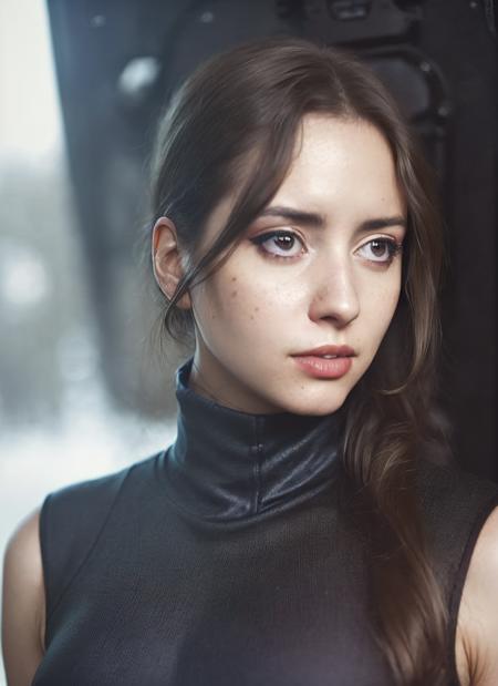 A stunning intricate full color portrait of (sks woman:1),wearing a black turtleneck, epic character composition, by ilya kuvshinov, alessio albi, nina masic, sharp focus, natural lighting, subsurface scattering, f2, 35mm, film grain, <lora:locon_sweetanita_v1_from_v1_64_32:1.4>