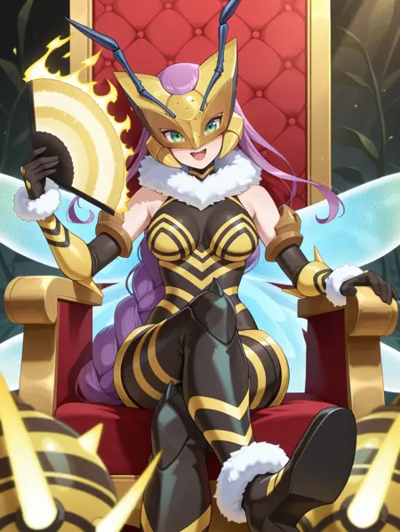 Digimon - Queenbeemon (クイーンビーモン) illusXL