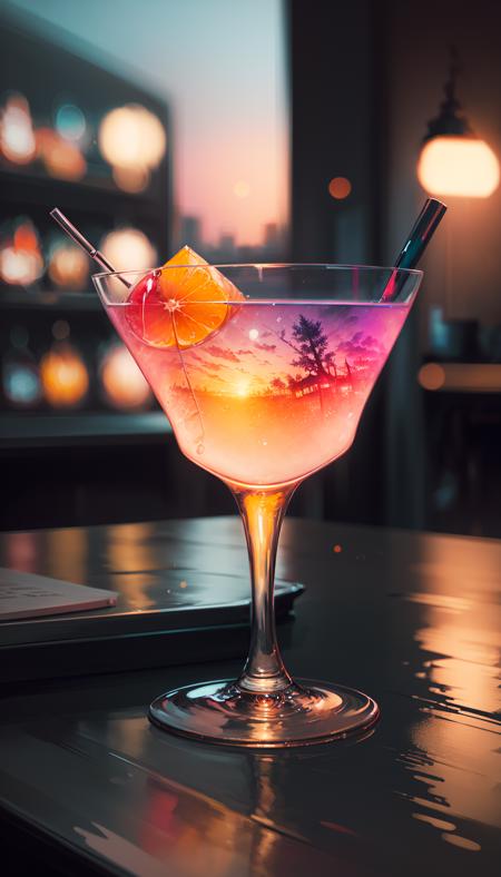 cocktailworld,  scenery, landscape,  street, depth of field , ((blurry background)),
masterpiece, best quality, ultra detail,

<lora:CocktailWorld:0.8>