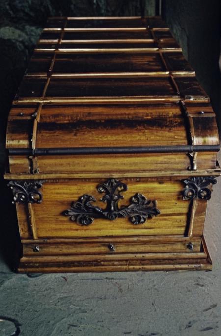 ((Introduce quality iteratively))((Analog glossy photograph of castle royal crypt))((adult sarcophagus casket catafalque pall funerary box pine box pine drape inside coffin))(epic dramatic missing still photo from Acadamy Award winning 1970's drama suspense movie)BREAK(perfect emotional lighting and cinematography)))(simulacra sharpness)(believable black point)((art of genius))(magnificent gradients)((futuristic colors complementary saturated hues))((dark corners vignette))f(x)
<lora:LCM-LoRA-XL_V1:0.21>
<lora:SDXLHighDetail_v5:0.3>