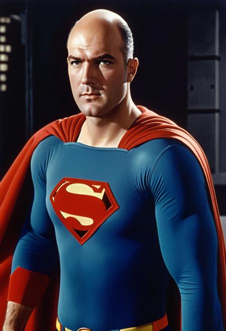 Lex Luthor As Superman, Bald Actor (Gene Hackman), Accurate, Drawn By Curt Swan, CGI