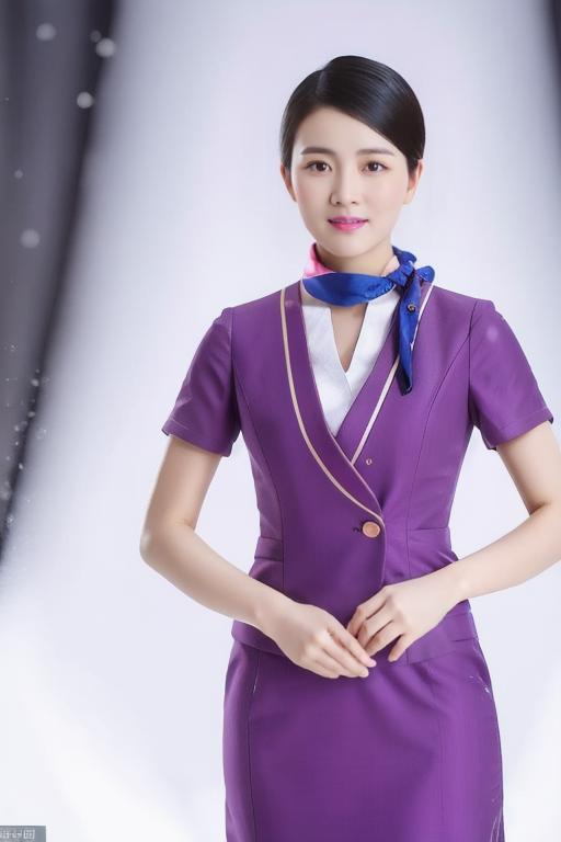 Flight attendant(airline stewardess)kongjie image by EmptyBellPainter
