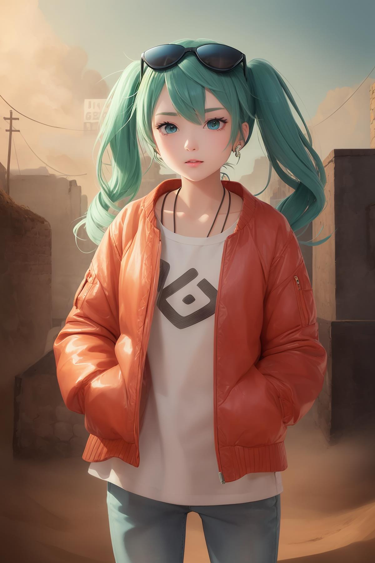 初音未来(砂之行星)_Hatsune Miku(Sand planet)_初音ミク(砂の惑星) image by TanedaRisa