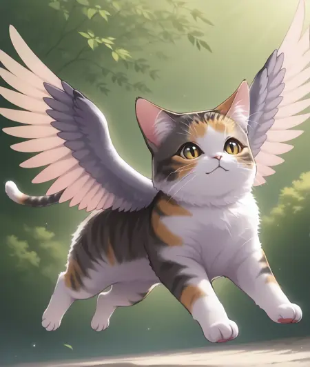 翼猫/天使猫/Winged cat