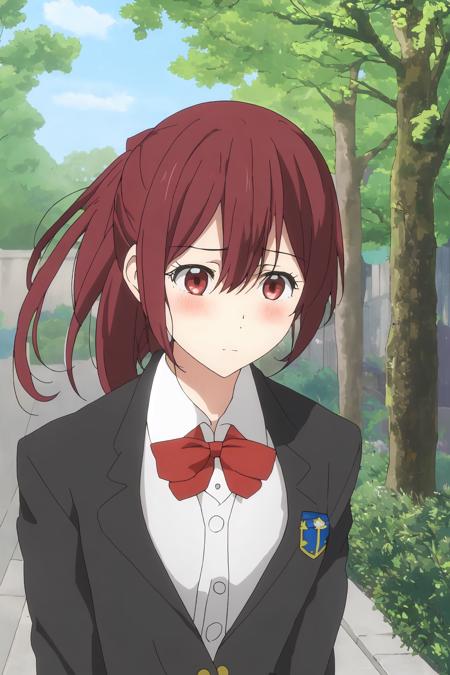 gou_chan-1 school uniform ponytail skirt