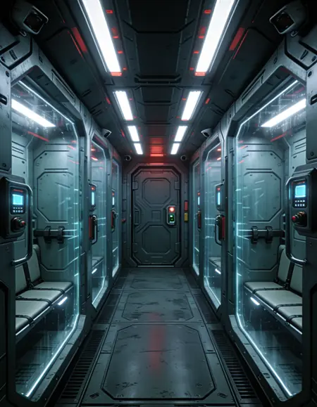 secure detention block