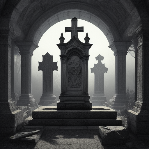 cemetary, pen and ink, in the style of gustave dore highly detailed, octane render, 8k, trending on artstation, sharp focu...