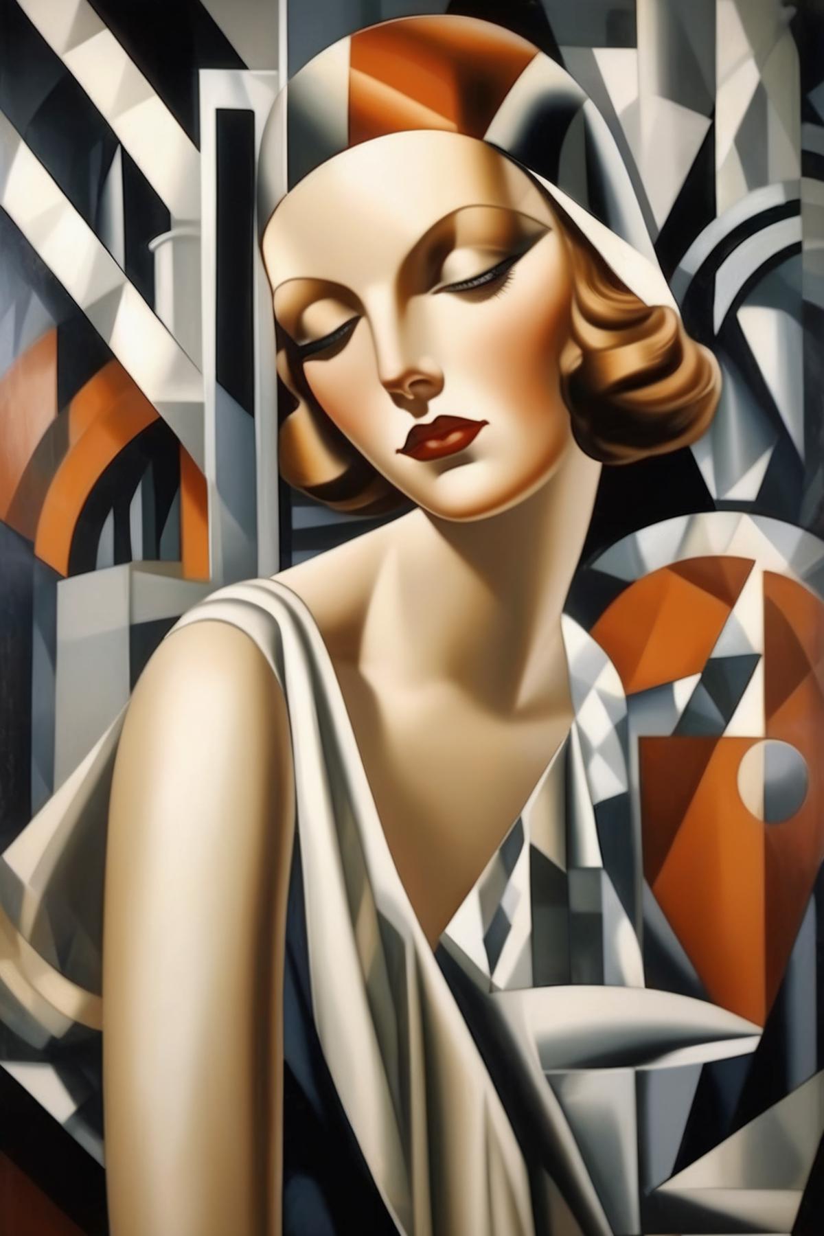 Tamara De Lempicka Style - SD XL | Stable Diffusion LoRA | Civitai