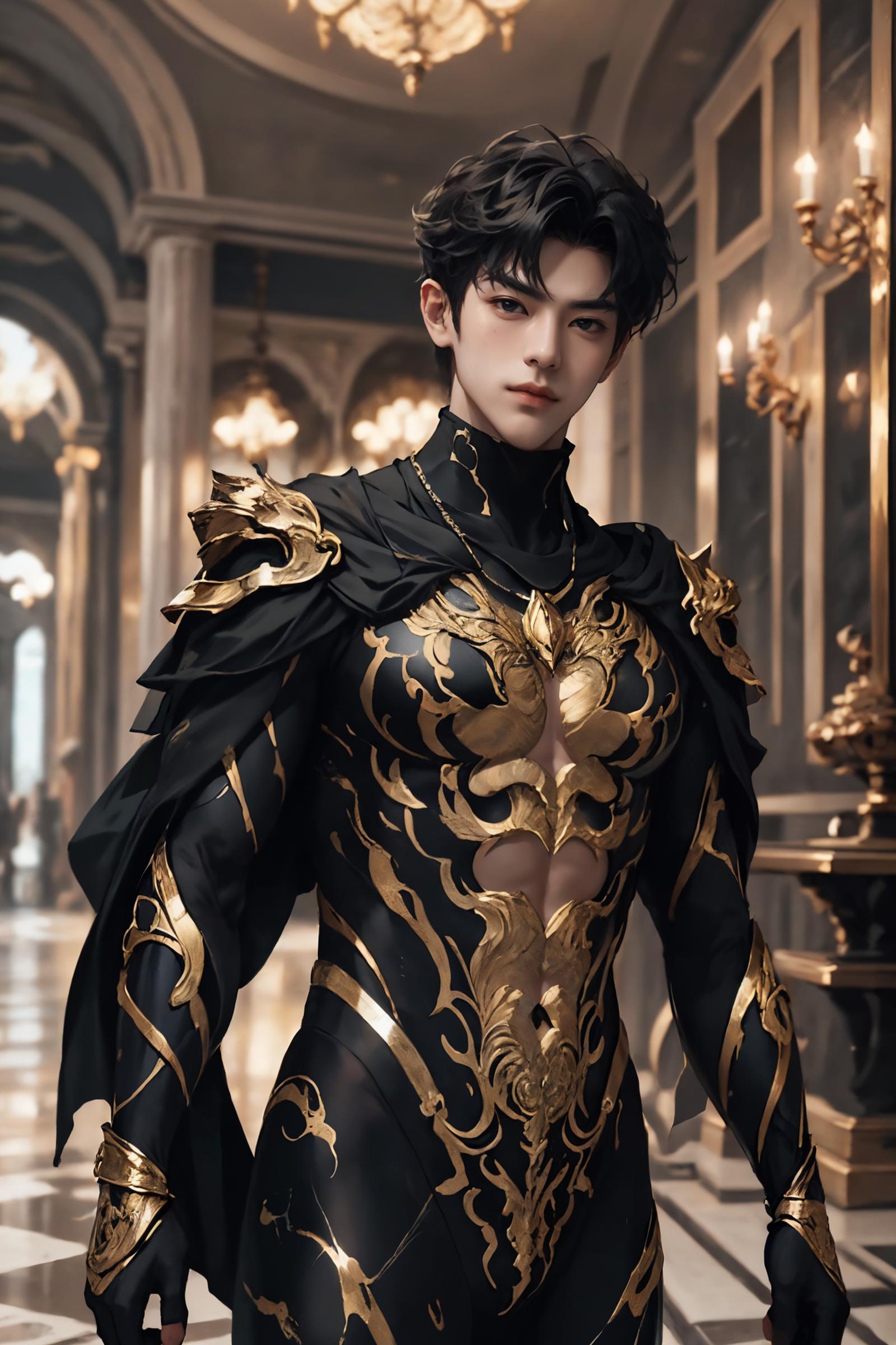 Gold Black Marble Armor image by likaijingyuanyuan