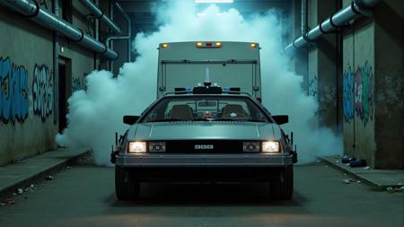 delorean time machine