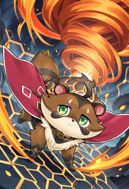 Majespecter Raccoon (Yu-Gi-Oh!)-Illustrious Majespecter_Raccoon-IL