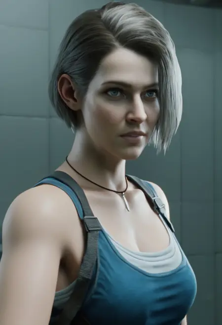 Jill Valentine Resident Evil Death Island SDXL