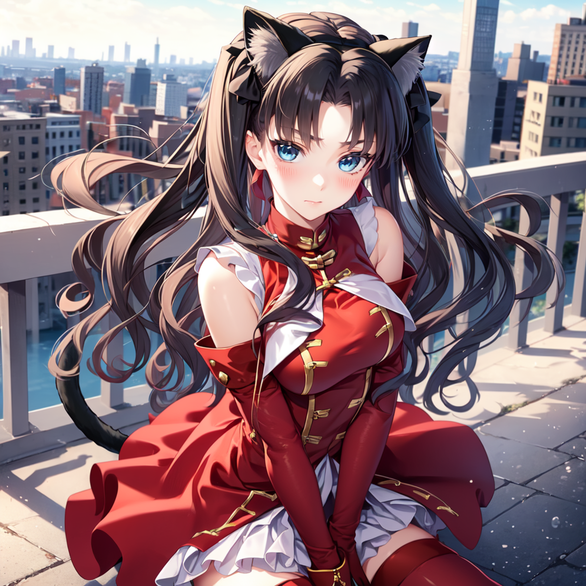 AI Art LoRA Model: Tohsaka Rin  Fate/stay night: Unlimited Blade