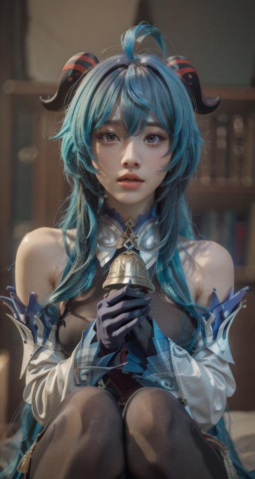 Ganyu (Genshin Impact) - Realistic + Anime - LoRA image by dashabi123