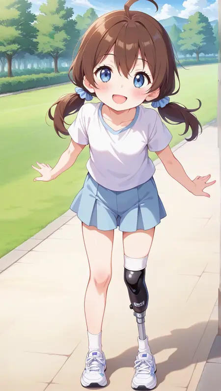 Below Knee Prosthetic Leg / Running Blade LoRA (Illustrious)