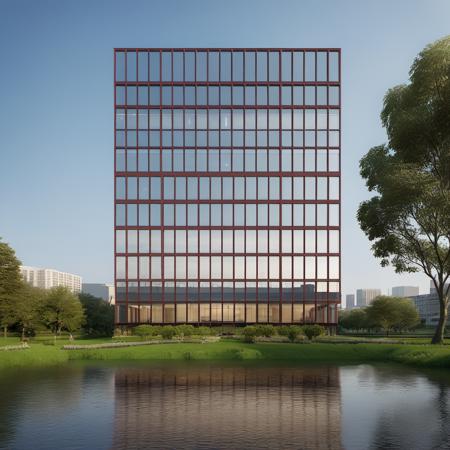 (masterpiece), best quality,8K,no humans, outdoors,
bangonglou,office building,
scenery, outdoors, sky,tree, reflection,cityscape, grass, day, building,window, <lora:ZSofficeV1.0-000047:0.7>