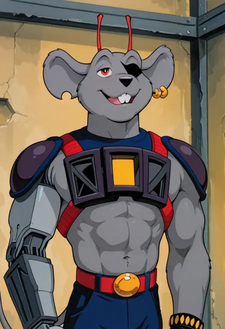 Modo (Biker Mice from Mars) [Illustrious]