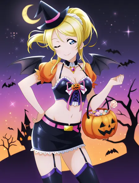 絢瀬絵里ハロウィンVer. / 🎃Halloween (Storm in Lover) Costume of Eli Ayase #Love Live! #μ's #Ayase Eli