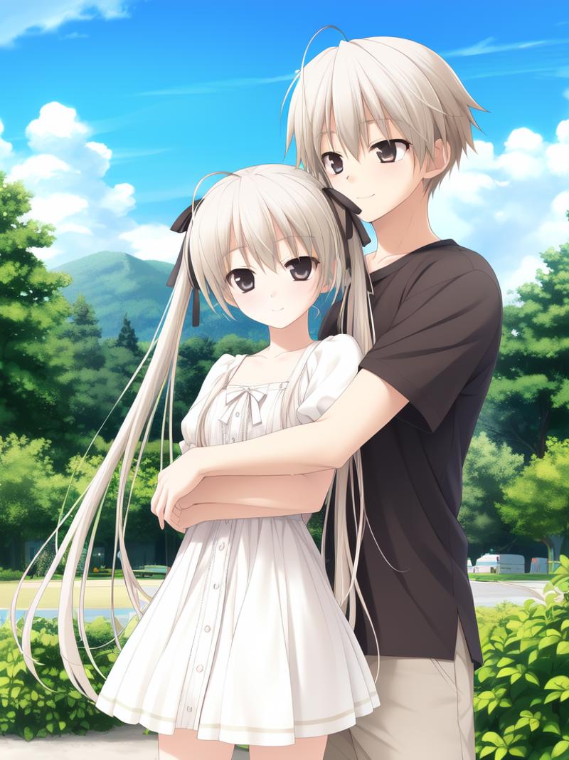 春日野穹＆春日野遥(ヨスガノソラ) kasugano_sora＆kasugano_haruka (yosuganosora) image by luckysan