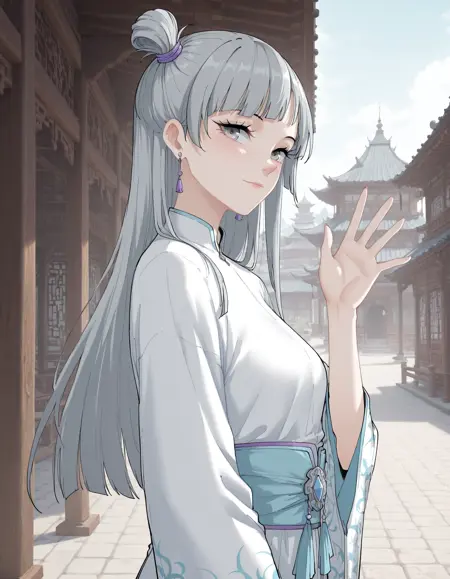 Manhwa | Character | Qianqian Lu | All Hail the Sect Leader