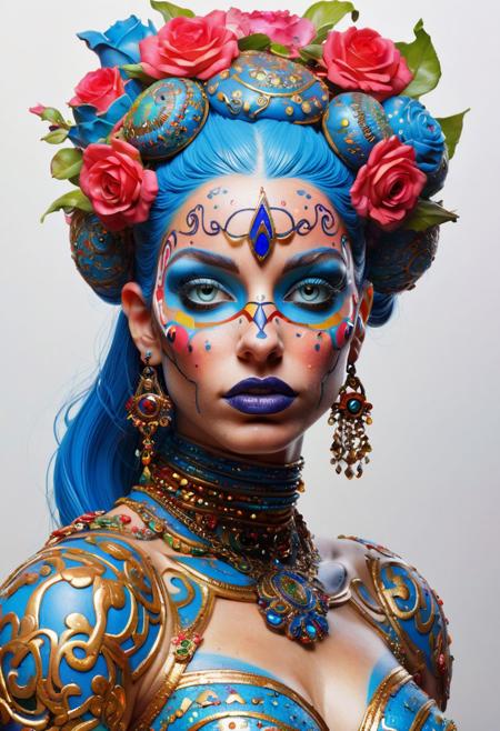 photography in the style of detailed hyperrealism ,(Tomokazu Matsuyama:0.1),(Ellen Jewett:0.3), Jon Burgerman, Al Williamson,richard avedon,etam cru,fantasy,creature, hyper detailed,poster,artstation,poster<lora:xl_more_art-full_v1:0.3>, Persian miniature painting,Persian girl