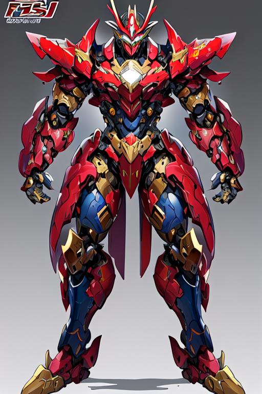 Super robot diffusion(Gundam, EVA, ARMORED CORE, BATTLE TECH like mecha lora) image by waomodder