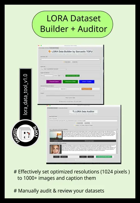 LORA Data Tool - Builder & Auditor for Linux & Mac by Sarcastic TOFU