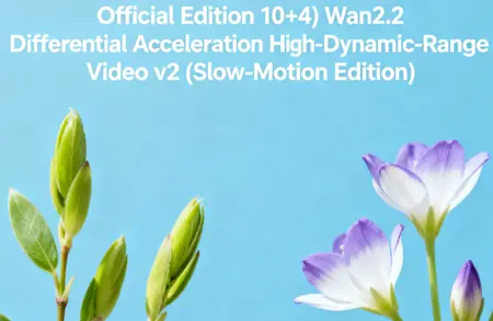 (Official Edition 10+4) Wan2.2 Differential Acceleration High-Dynamic-Range Video v2 (Slow-Motion Edition)