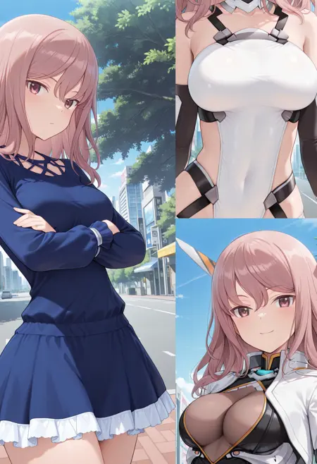 Yumi Yotsuya / 四谷 ゆみ  (3 OUTFITS) - Alice Gear Aegis  アリス・ギア・アイギス