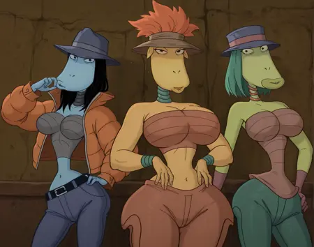 Ku! Kin dza dza, alien chicks // Інопланетянки з Ку! Кін-за-за // Illustrious