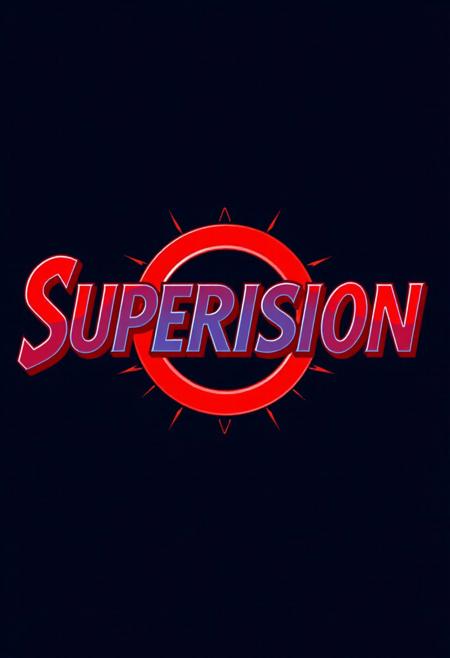 LOGO WRITE IN RED and blue MIXED SUPERVISION LIKE THE ORIGINAL BACKGROUND LIKE IN VIDEO GAME OF THE 1990S