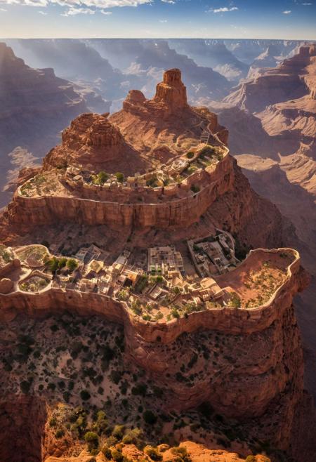(The colonial city of the future, in the mist-filled Grand Canyon, on an unknown Earth-like planet, 2 moon on sky, Spaceship flight connects colonies:1.3), (Richard Meier:1.2), (Mario Botta:1.3), (avant-garde, future, reality, science fiction, photorealistic), (modern architecture:1.2), 
(Large Files, Ultra Realistic, 8K, 16k, FHD, HD, VFX, Perfect, Photography, composition, Architecture Sales Photography, Architecture Competition, Ultra High Resolution, Cinematography, High Resolution Image:1.1), (dramatic lighting, direct sunlight, ray tracing, clear shadow:1.2),  (real landscape:1.1), (blurred background:1.0), (urban background, more_details) ,
ac_neg1, great lighting, clear, hillscastel, stacked
